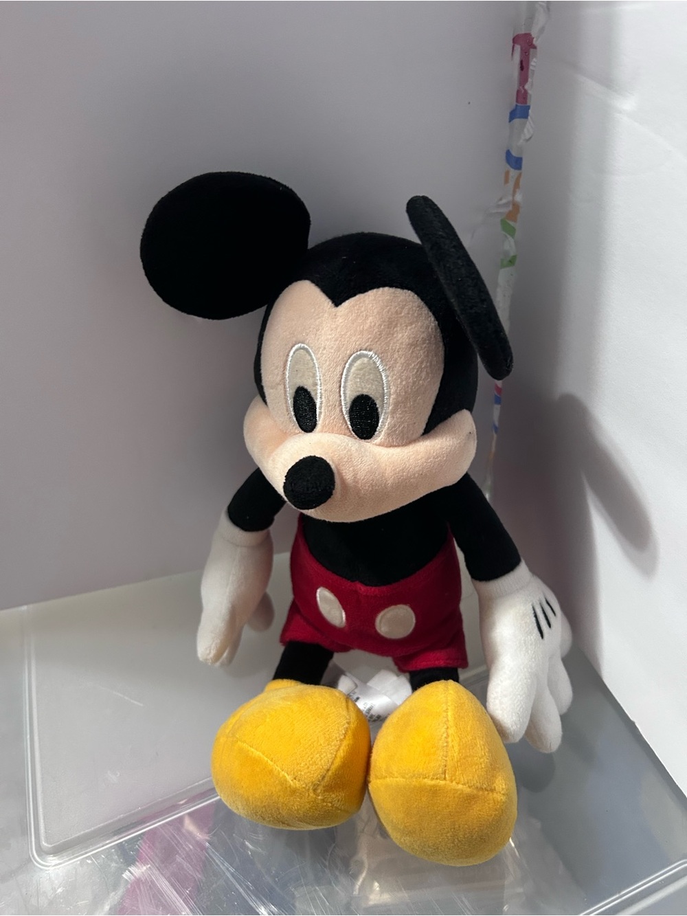 Disney Mickey Mouse Plush - Black, Red, Yellow, White